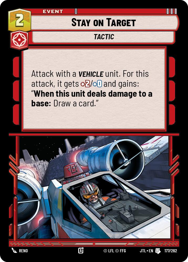 Stay on Target (177/262) (177/257) [Jump to Lightspeed] | Jomio and Rueliete's Cards and Comics