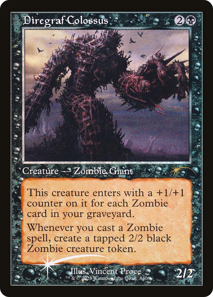 Diregraf Colossus (Retro Frame) [Secret Lair Drop Series] | Jomio and Rueliete's Cards and Comics