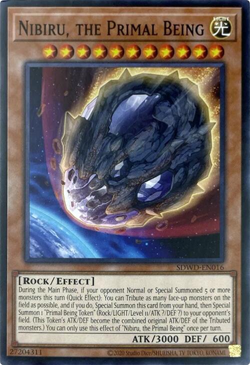 Nibiru, the Primal Being (Unlimited Misprint) [SDWD-EN016] Common | Jomio and Rueliete's Cards and Comics