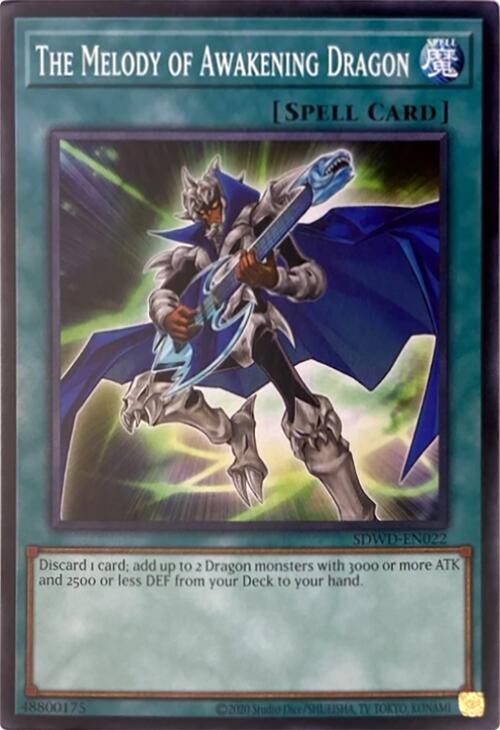 The Melody of Awakening Dragon (Unlimited Misprint) [SDWD-EN022] Common | Jomio and Rueliete's Cards and Comics