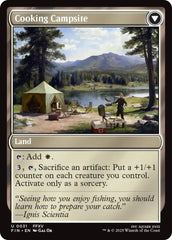 Sidequest: Catch a Fish // Cooking Campsite [FINAL FANTASY] | Jomio and Rueliete's Cards and Comics