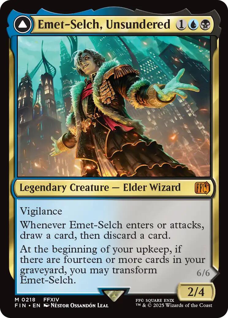 Emet-Selch, Unsundered // Hades, Sorcerer of Eld [FINAL FANTASY] | Jomio and Rueliete's Cards and Comics