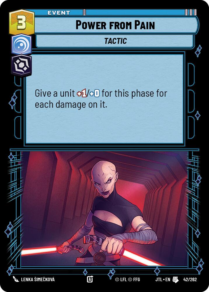 Power from Pain (042/262) (042/257) [Jump to Lightspeed] | Jomio and Rueliete's Cards and Comics