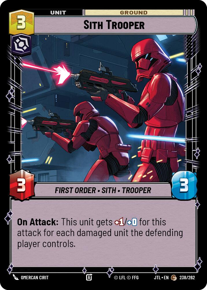 Sith Trooper (238/262) (238/257) [Jump to Lightspeed] | Jomio and Rueliete's Cards and Comics