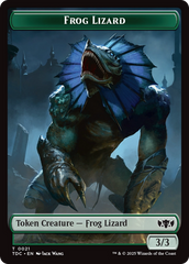 Frog Lizard // Dragon (0014) Double-Sided Token [Tarkir: Dragonstorm Commander Tokens] | Jomio and Rueliete's Cards and Comics