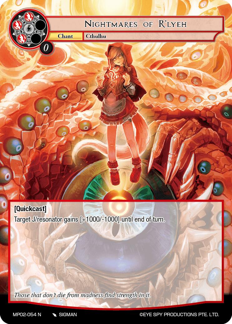 Nightmares of R'lyeh (MP02-054 N) [Masterpiece Collection 02 "Fates Reunited!"] | Jomio and Rueliete's Cards and Comics