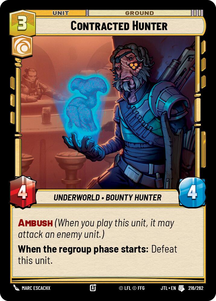 Contracted Hunter (216/262) (216/257) [Jump to Lightspeed] | Jomio and Rueliete's Cards and Comics