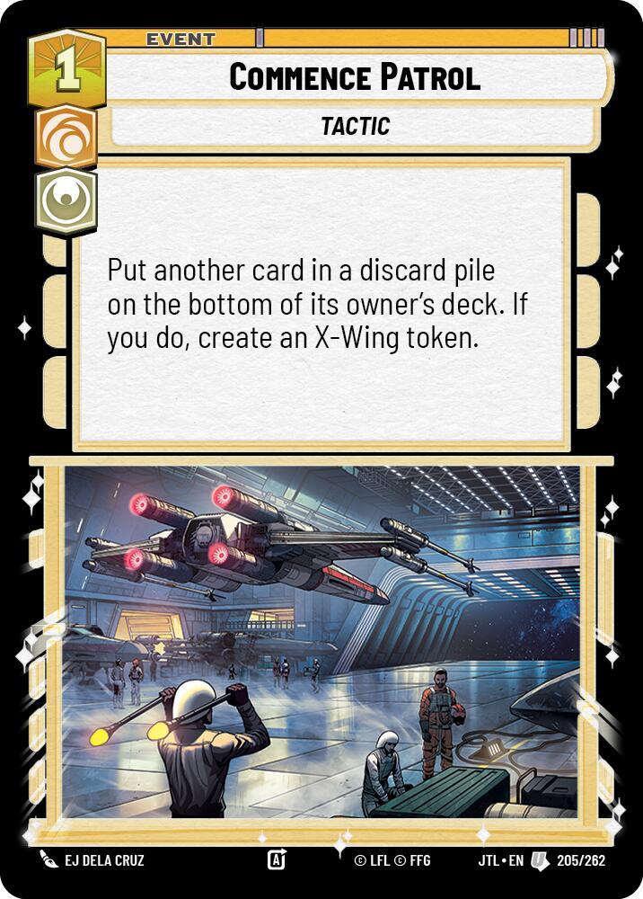 Commence Patrol (205/262) (205/257) [Jump to Lightspeed] | Jomio and Rueliete's Cards and Comics