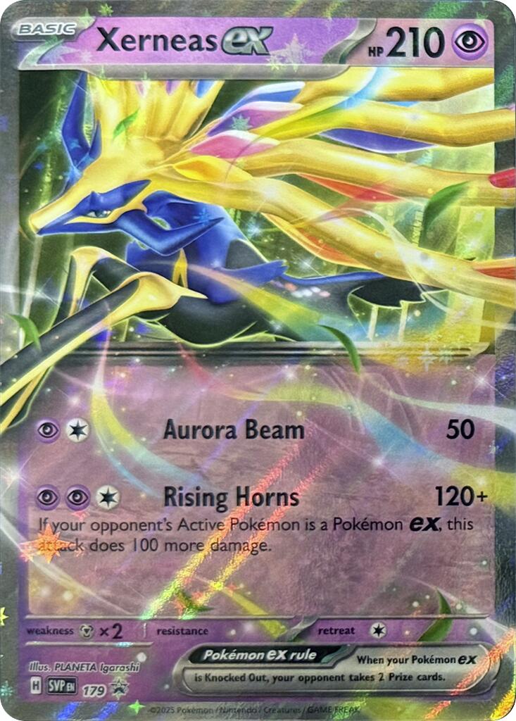 Xerneas ex (179) [Scarlet & Violet: Black Star Promos] | Jomio and Rueliete's Cards and Comics