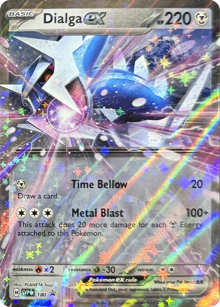 Dialga ex (180) [Scarlet & Violet: Black Star Promos] | Jomio and Rueliete's Cards and Comics
