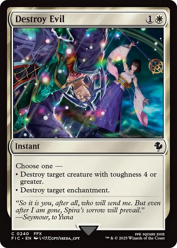 Destroy Evil [FINAL FANTASY Commander] | Jomio and Rueliete's Cards and Comics
