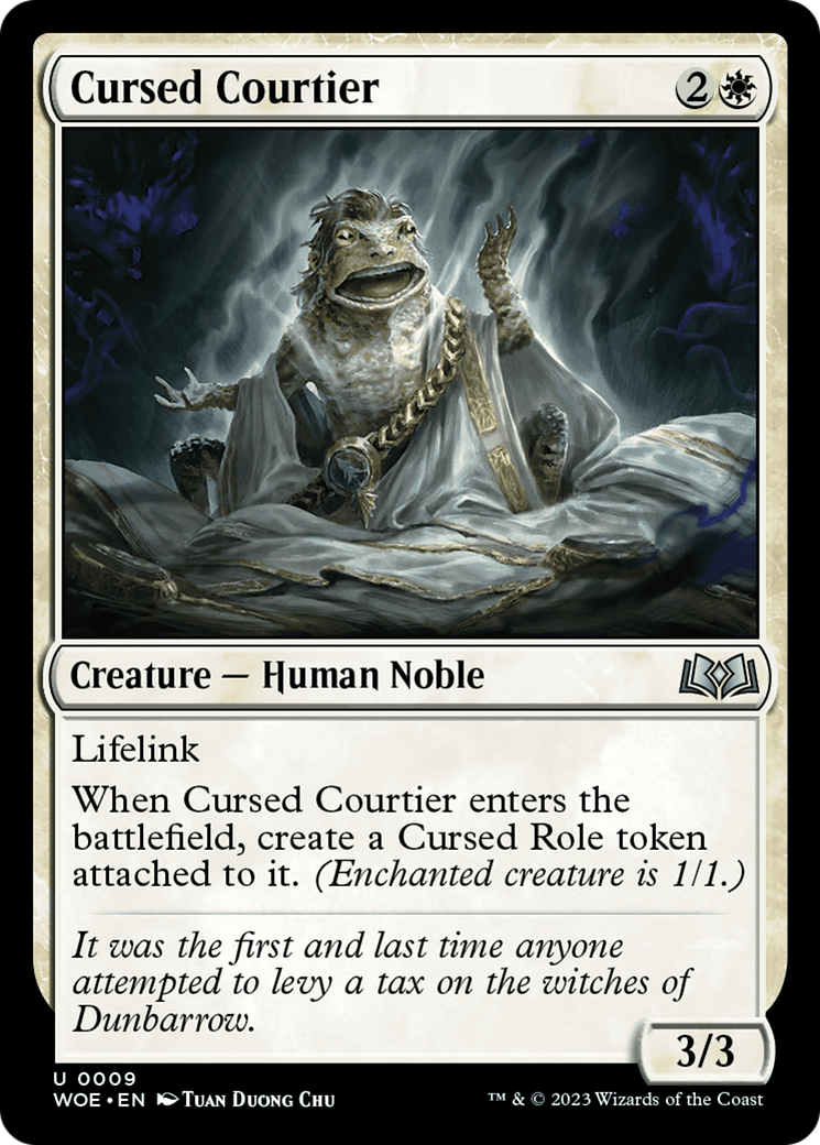 Cursed Courtier [Wilds of Eldraine] | Jomio and Rueliete's Cards and Comics