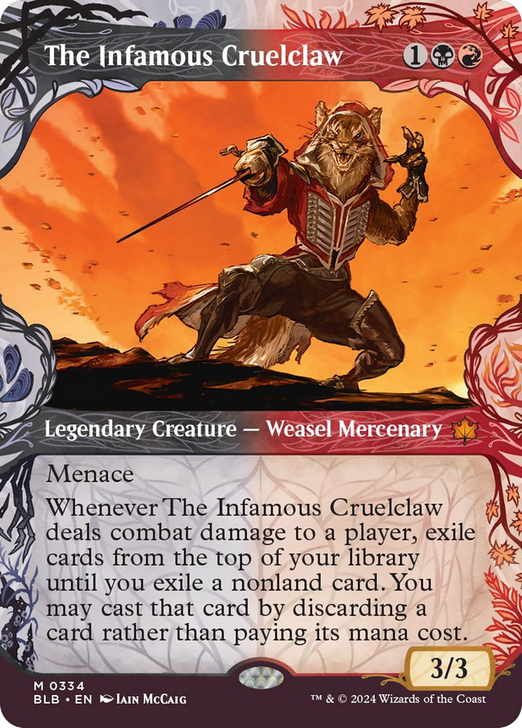 The Infamous Cruelclaw (Showcase) [Bloomburrow] | Jomio and Rueliete's Cards and Comics