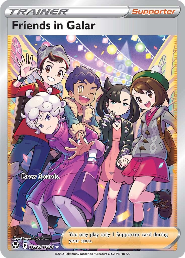 Friends in Galar (TG23/TG30) [Sword & Shield: Silver Tempest] | Jomio and Rueliete's Cards and Comics