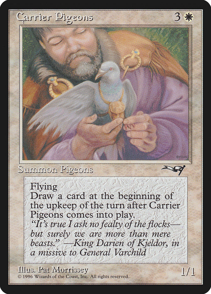 Carrier Pigeons (Holding Pigeon) [Alliances] | Jomio and Rueliete's Cards and Comics