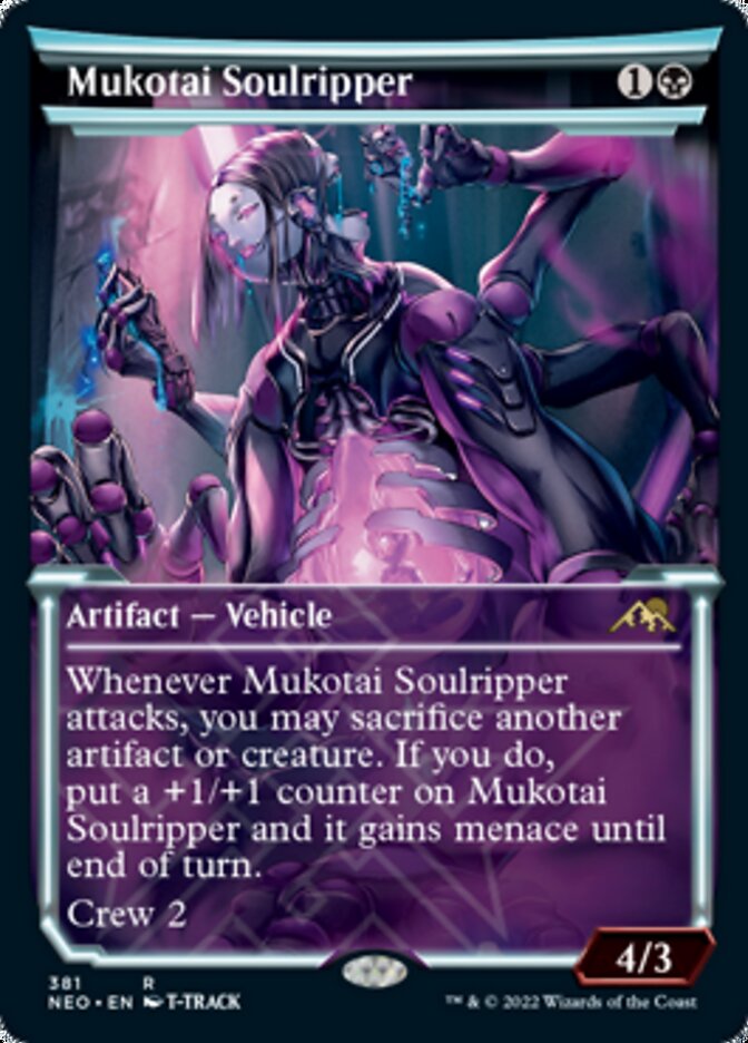 Mukotai Soulripper (Showcase Soft Glow) [Kamigawa: Neon Dynasty] | Jomio and Rueliete's Cards and Comics
