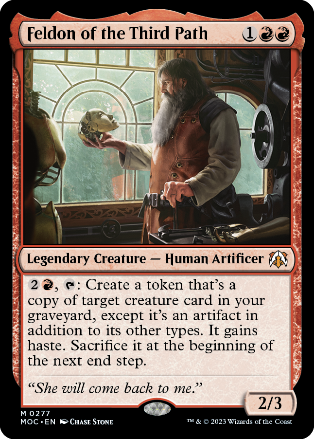 Feldon of the Third Path [March of the Machine Commander] | Jomio and Rueliete's Cards and Comics