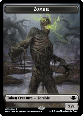 Zombie // Sheep Double-Sided Token [Dominaria Remastered Tokens] | Jomio and Rueliete's Cards and Comics
