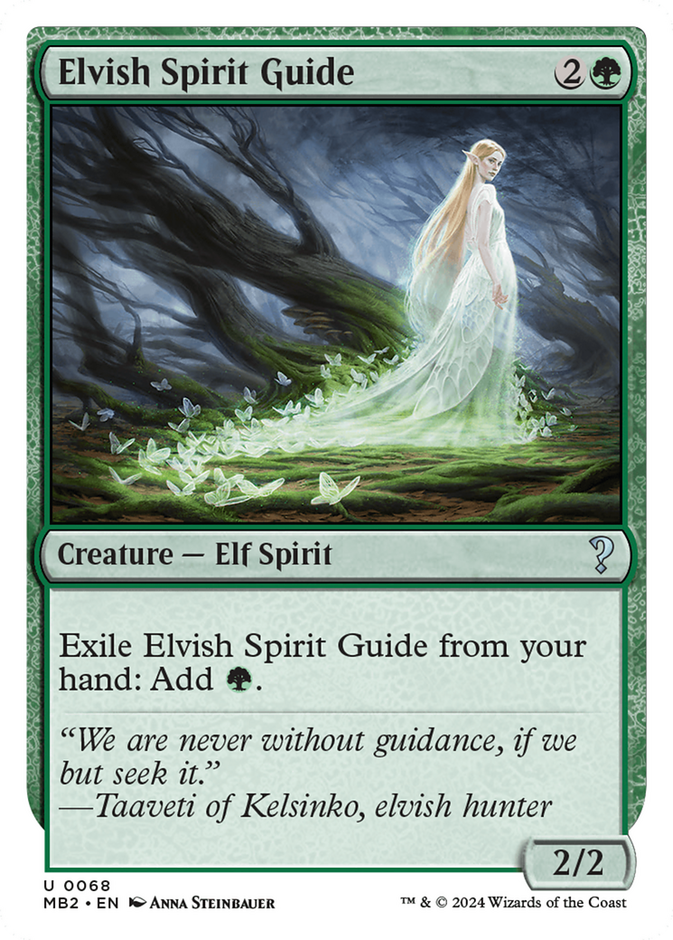 Elvish Spirit Guide (White Border) [Mystery Booster 2] | Jomio and Rueliete's Cards and Comics