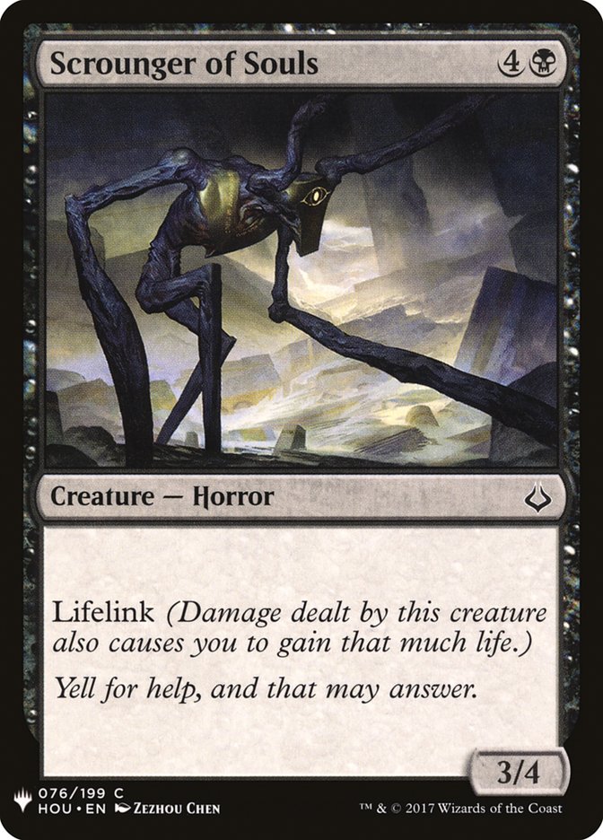 Scrounger of Souls [Mystery Booster] | Jomio and Rueliete's Cards and Comics