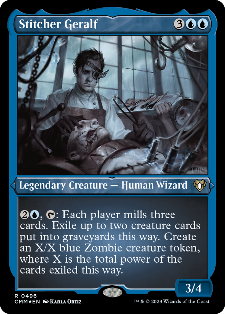 Stitcher Geralf (Foil Etched) [Commander Masters] | Jomio and Rueliete's Cards and Comics