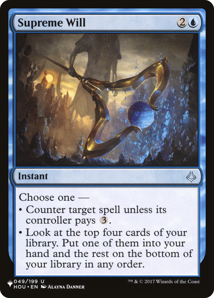 Supreme Will [The List] | Jomio and Rueliete's Cards and Comics