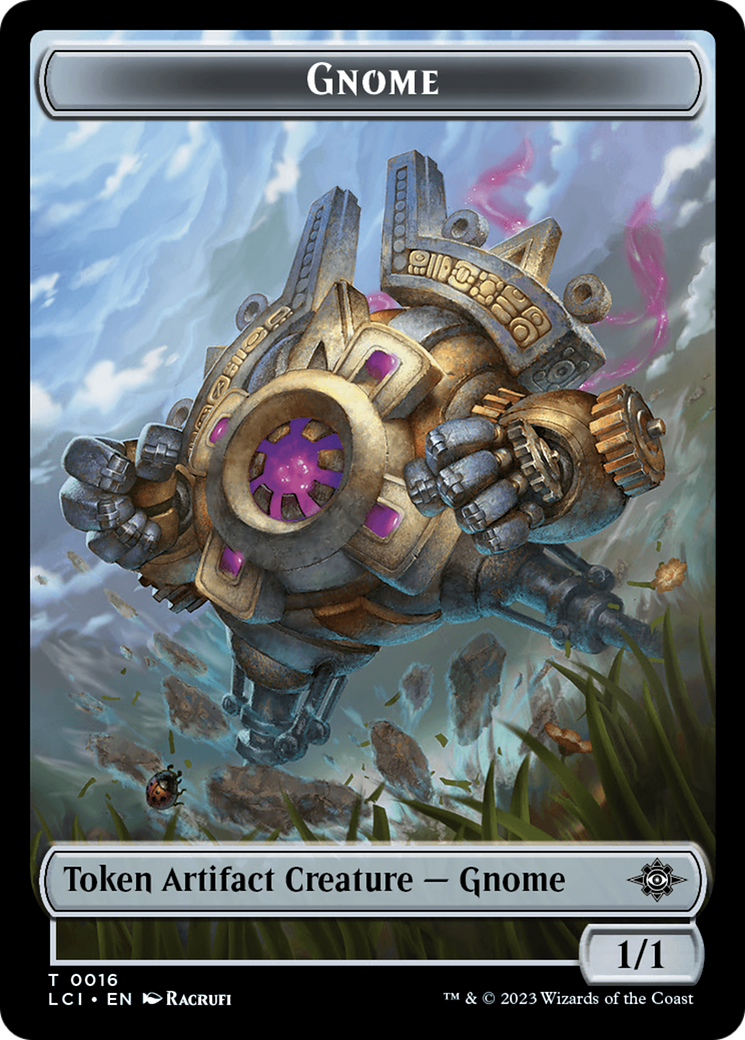 Gnome Token [The Lost Caverns of Ixalan Tokens] | Jomio and Rueliete's Cards and Comics