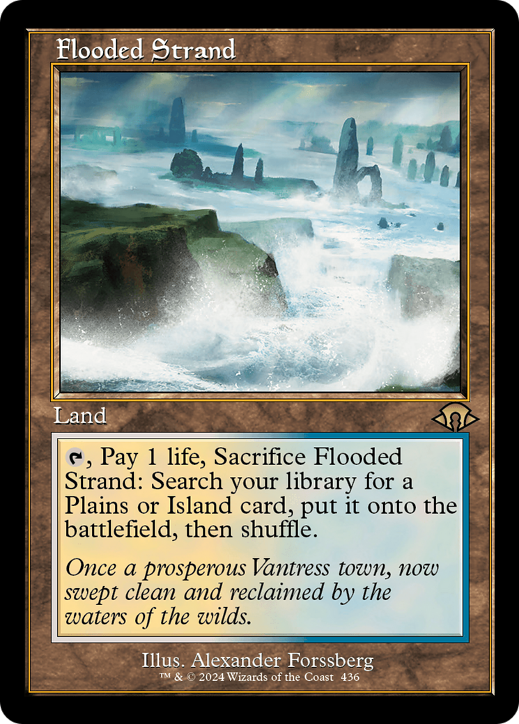 Flooded Strand (Retro) [Modern Horizons 3] | Jomio and Rueliete's Cards and Comics