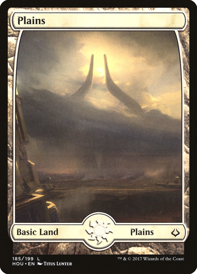 Plains (185) [Hour of Devastation] | Jomio and Rueliete's Cards and Comics