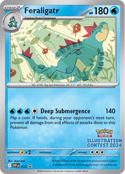 Feraligatr (213) [Scarlet & Violet: Black Star Promos] | Jomio and Rueliete's Cards and Comics