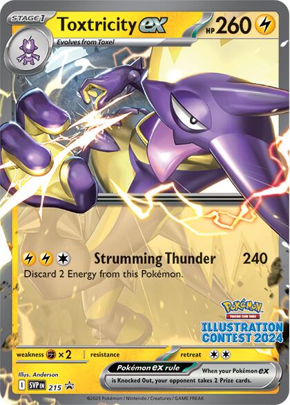 Toxtricity ex (215) [Scarlet & Violet: Black Star Promos] | Jomio and Rueliete's Cards and Comics