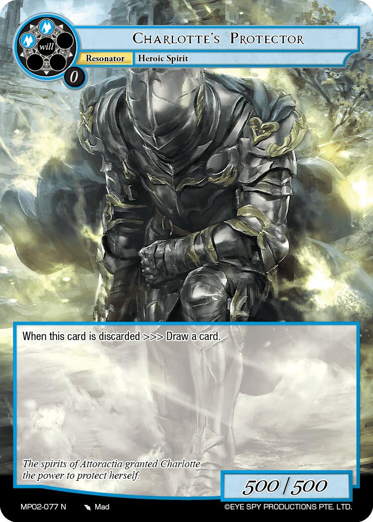 Charlotte's Protector (MP02-077 N) [Masterpiece Collection 02 "Fates Reunited!"] | Jomio and Rueliete's Cards and Comics