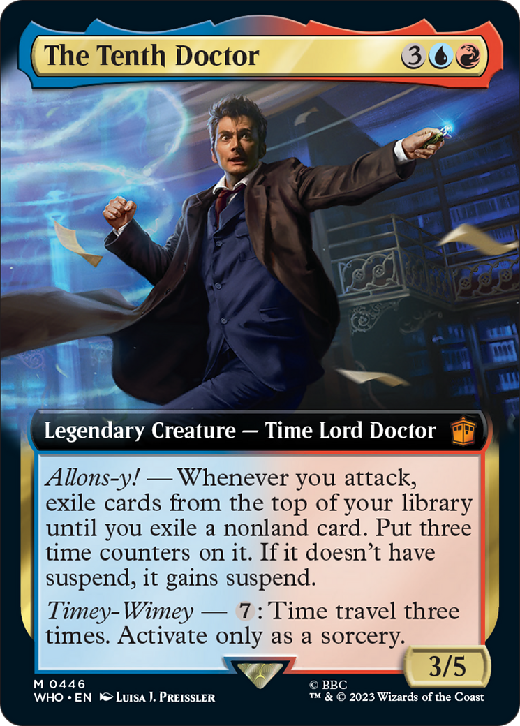The Tenth Doctor (Extended Art) [Doctor Who] | Jomio and Rueliete's Cards and Comics