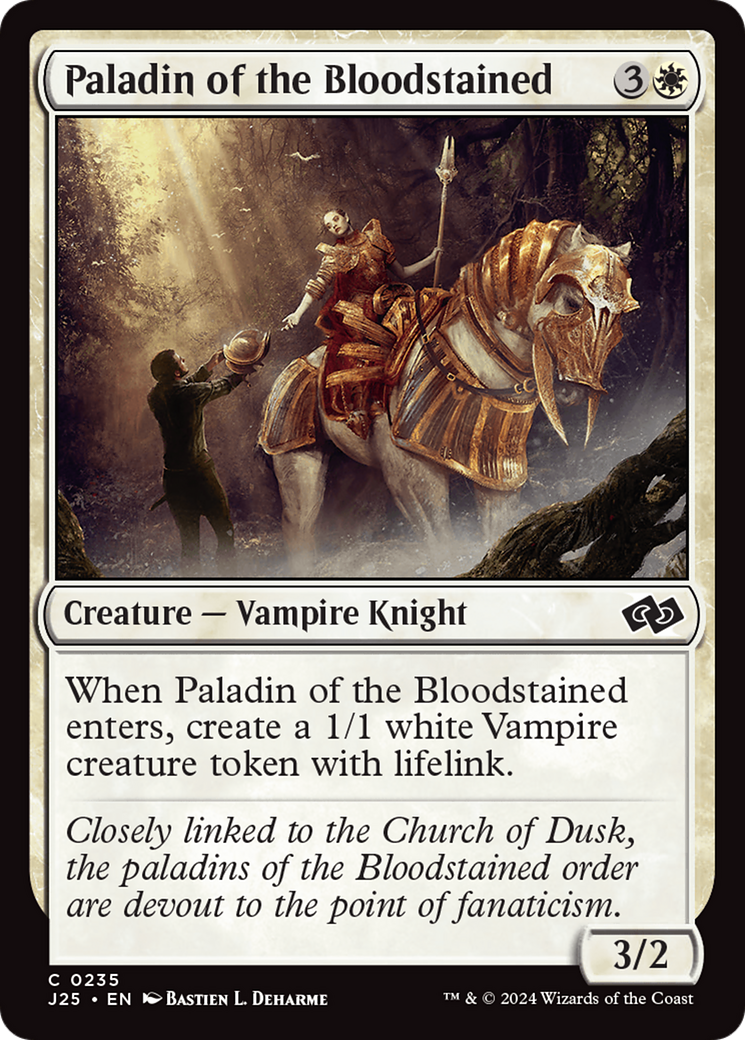 Paladin of the Bloodstained [Foundations Jumpstart] | Jomio and Rueliete's Cards and Comics