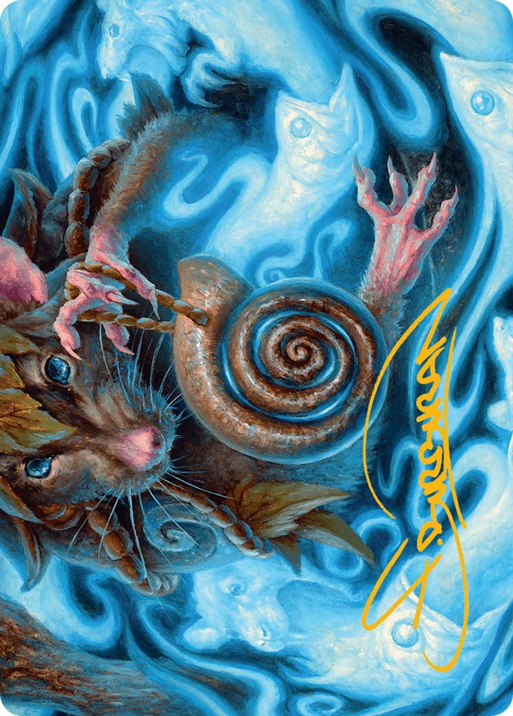 Mind Spiral Art Card (Gold-Stamped Signature) [Bloomburrow Art Series] | Jomio and Rueliete's Cards and Comics