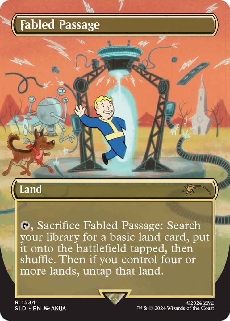 Fabled Passage (1534) (Rainbow Foil) [Secret Lair Drop Series] | Jomio and Rueliete's Cards and Comics
