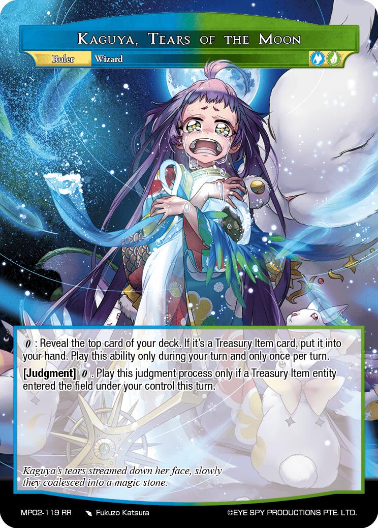 Kaguya, Tears of the Moon // Kaguya, Millennium Princess (MP02-119 JR) [Masterpiece Collection 02 "Fates Reunited!"] | Jomio and Rueliete's Cards and Comics