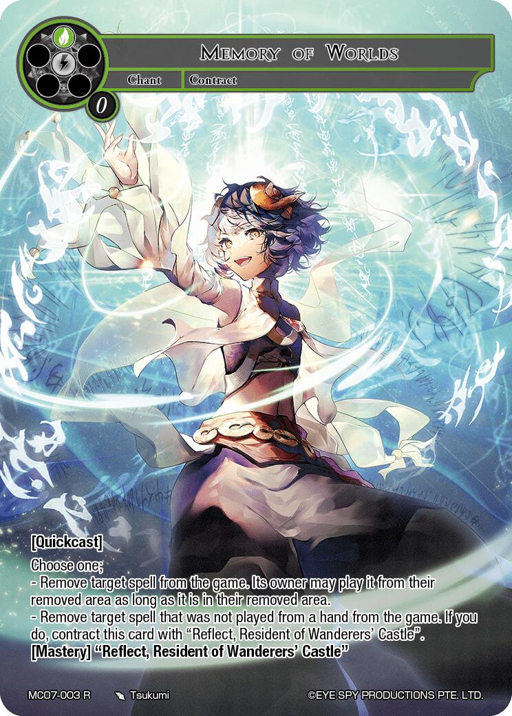 Memory of Worlds // Recorder of Worlds (MC07-003 JR) [Memoria Collection 07] | Jomio and Rueliete's Cards and Comics