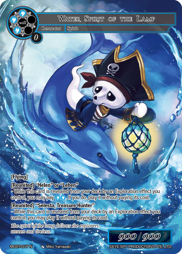 Water Spirit of the Lamp (MC07-017 N) [Memoria Collection 07] | Jomio and Rueliete's Cards and Comics