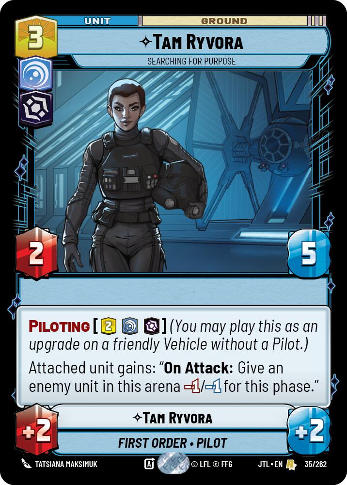 Tam Ryvora - Searching For Purpose (035/262) (035/262) [Jump to Lightspeed] | Jomio and Rueliete's Cards and Comics