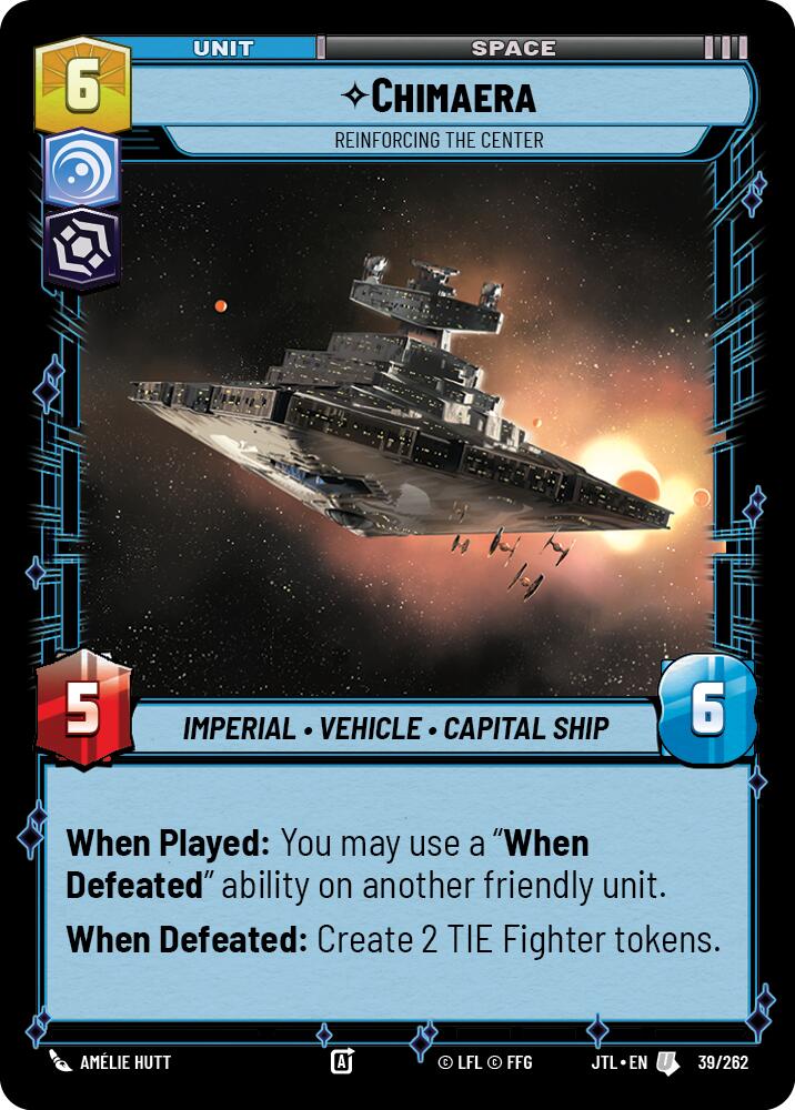 Chimaera - Reinforcing the Center (039/262) (039/262) [Jump to Lightspeed] | Jomio and Rueliete's Cards and Comics