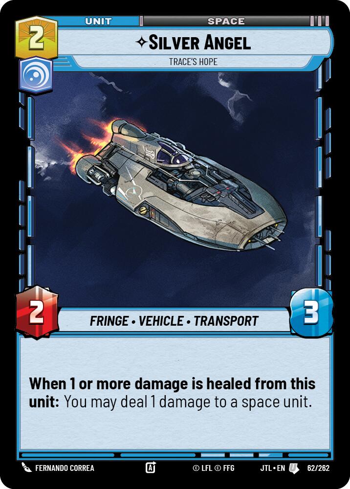 Silver Angel - Trace's Hope (062/262) (062/262) [Jump to Lightspeed] | Jomio and Rueliete's Cards and Comics