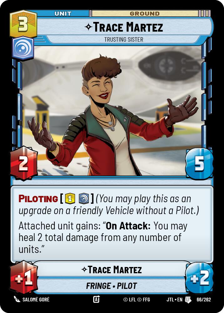Trace Martez - Trusting Sister (066/262) (066/262) [Jump to Lightspeed] | Jomio and Rueliete's Cards and Comics