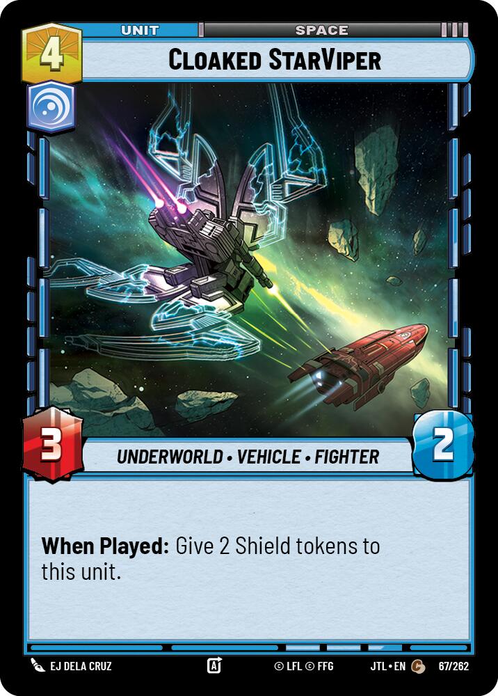 Cloaked StarViper (067/262) (067/262) [Jump to Lightspeed] | Jomio and Rueliete's Cards and Comics