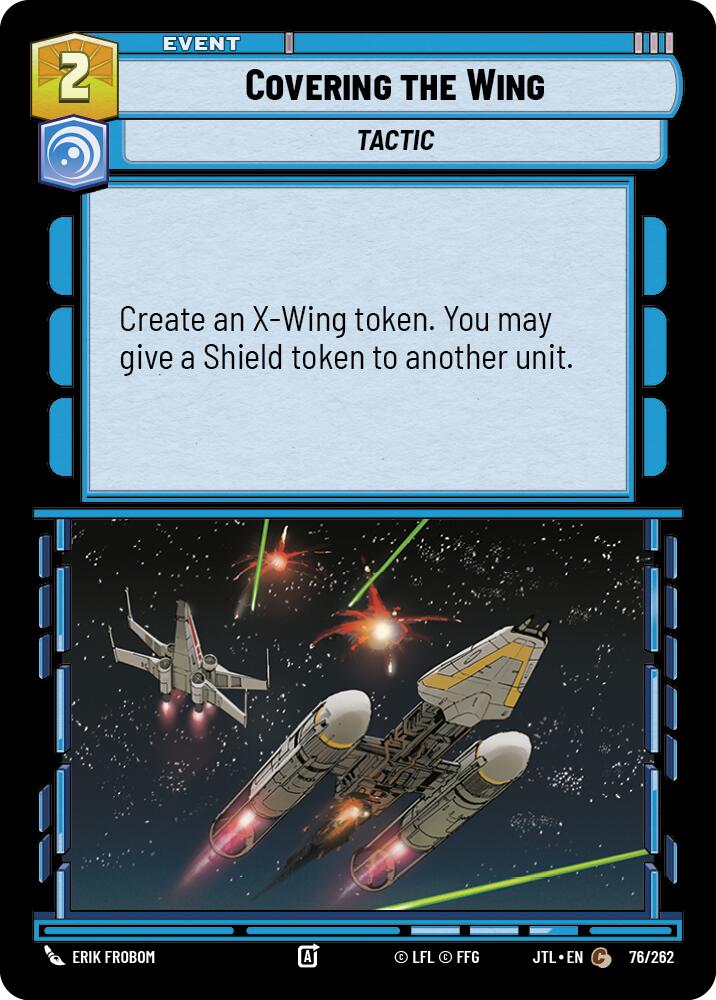 Covering the Wing (076/262) (076/262) [Jump to Lightspeed] | Jomio and Rueliete's Cards and Comics