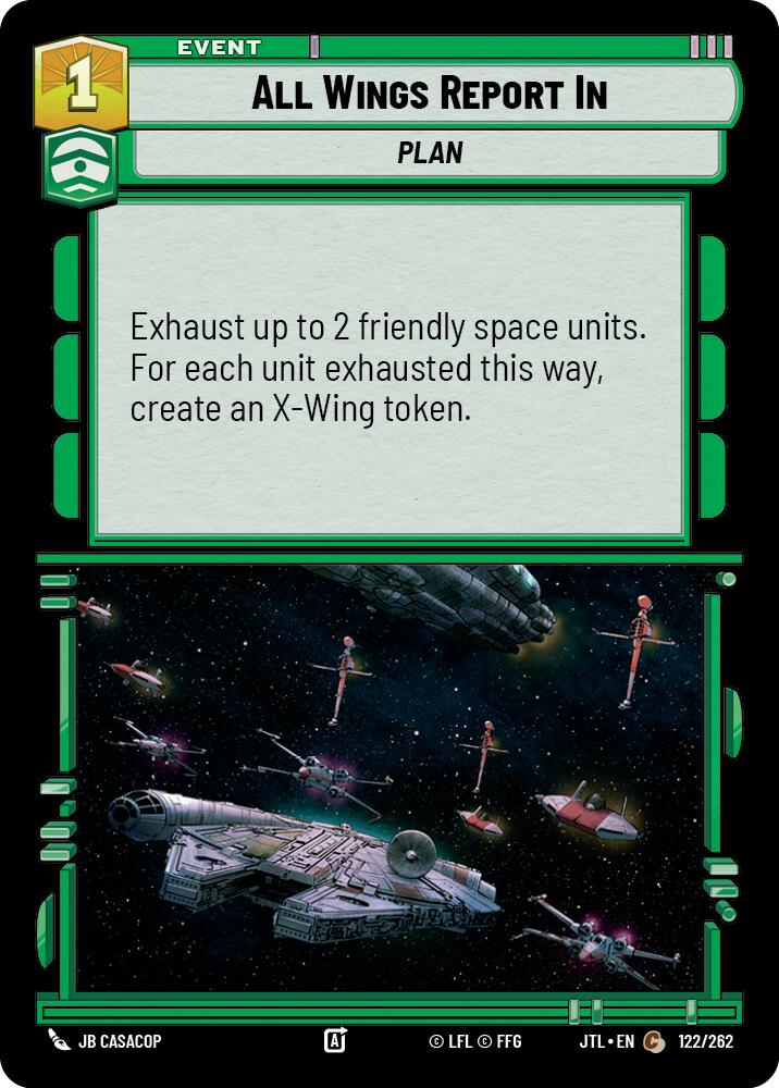 All Wings Report In (122/262) (122/262) [Jump to Lightspeed] | Jomio and Rueliete's Cards and Comics