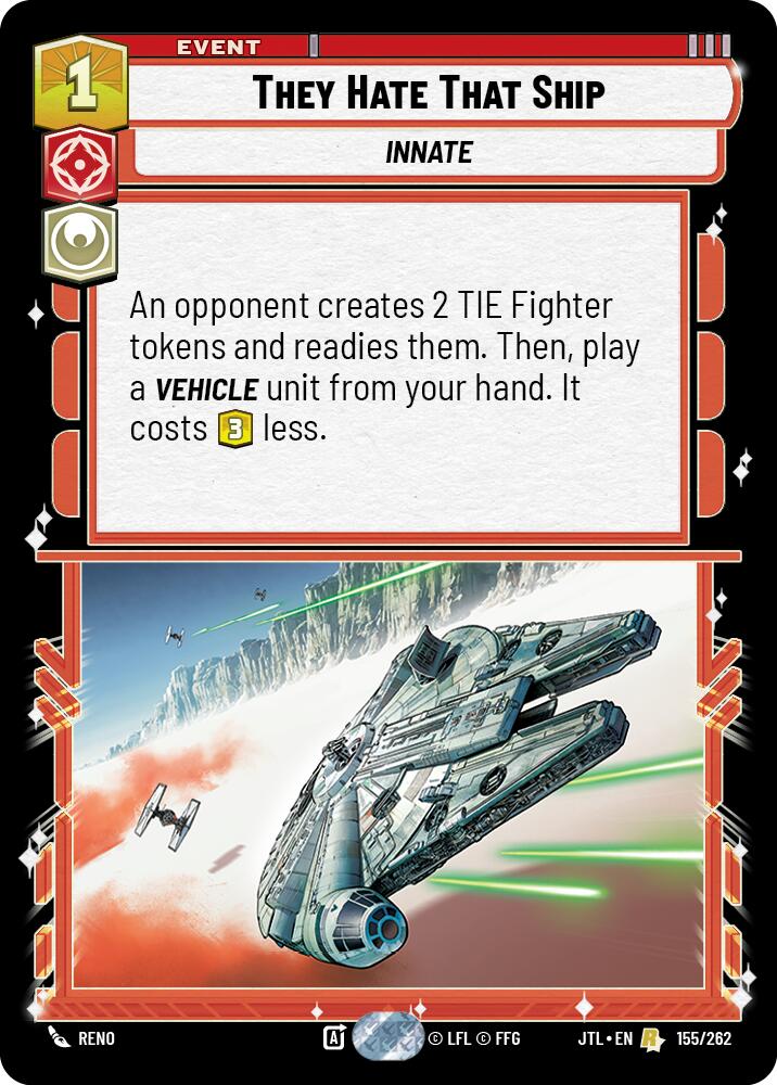 They Hate That Ship (155/262) (155/262) [Jump to Lightspeed] | Jomio and Rueliete's Cards and Comics