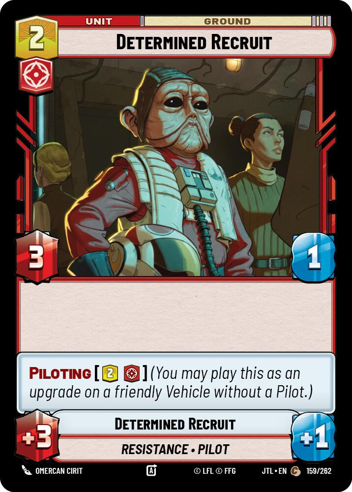 Determined Recruit (159/262) (159/262) [Jump to Lightspeed] | Jomio and Rueliete's Cards and Comics