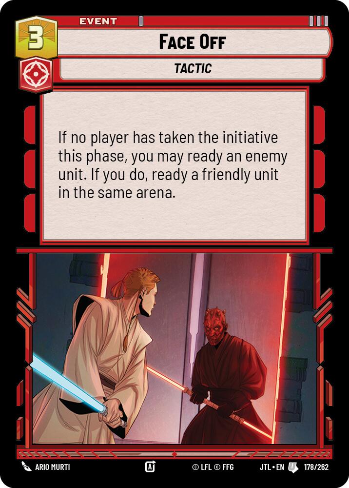 Face Off (178/262) (178/262) [Jump to Lightspeed] | Jomio and Rueliete's Cards and Comics