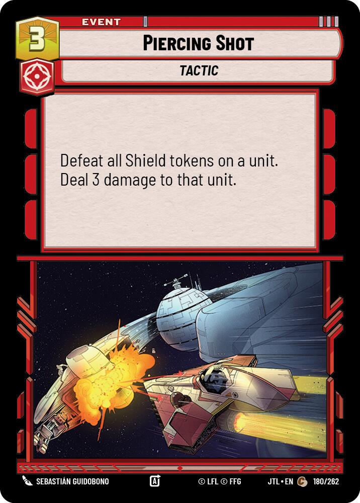 Piercing Shot (180/262) (180/262) [Jump to Lightspeed] | Jomio and Rueliete's Cards and Comics